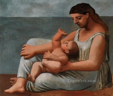 Artworks by 350 Famous Artists Painting - Mother and Child 1921 Pablo Picasso